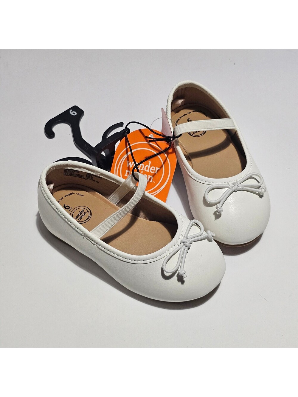 White girls ballet flats with bow